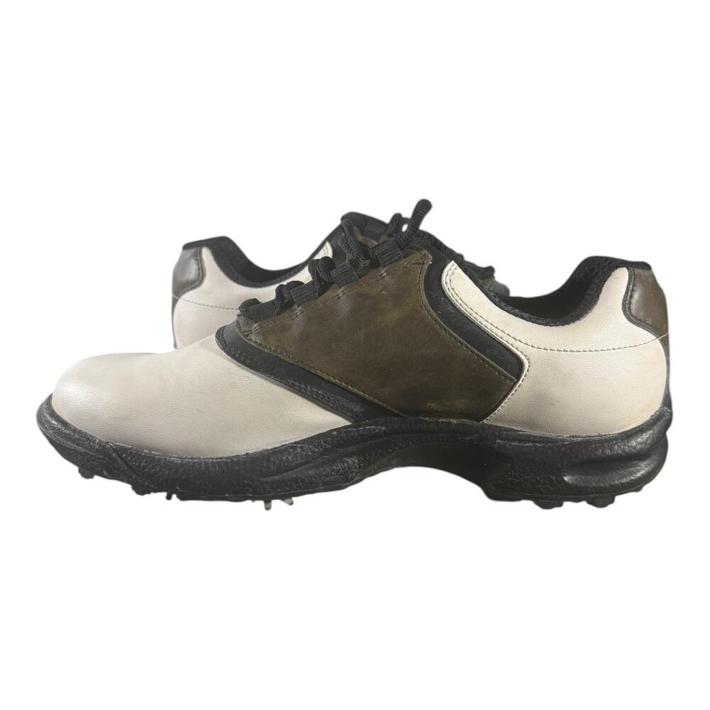 FootJoy Men’s Leather Golf Shoes Size 10 M Spiked Comfort Performance Walking - Picture 8 of 9